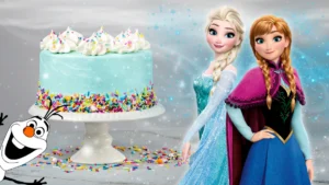 frozen elsa cake