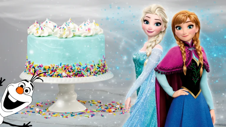frozen elsa cake